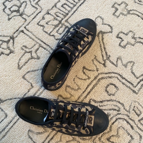 AUTHENTIC!!!! Christian Dior leopard sneakers ! Great condition!!! - Picture 9 of 15